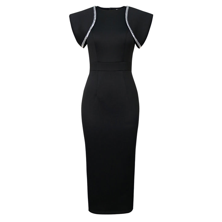 Damen Figurbetontes Kleid mit dekorativem Rüschen-Design Echo Archiv