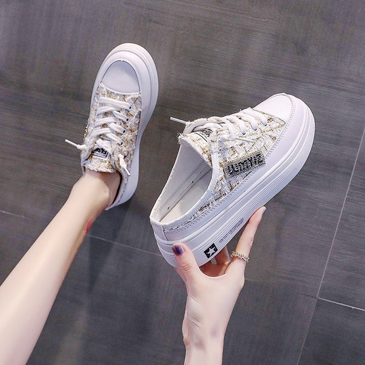 Damen Sportliche Sneaker mit modernem Schachbrettmuster und rutschfester Sohle Echo Archiv
