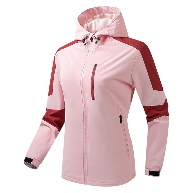 Herren Atmungsaktive Softshell-Trekkingjacke mit Kapuze und wasserdichter Membran – Taviero