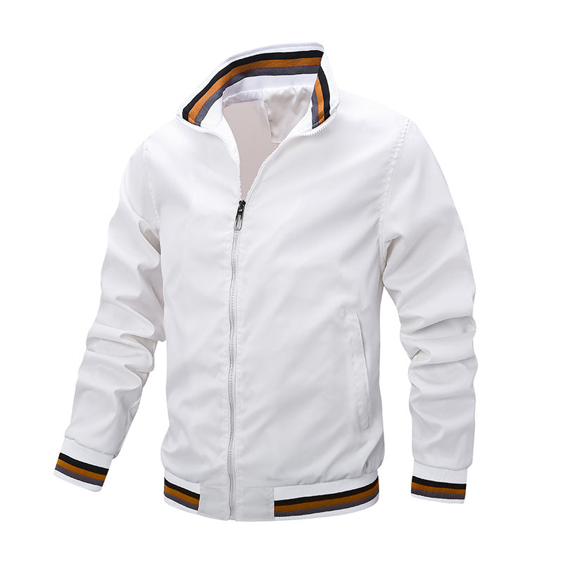 Herren Sportliche Übergangsjacke mit kontrastierenden Akzenten Echo Archiv