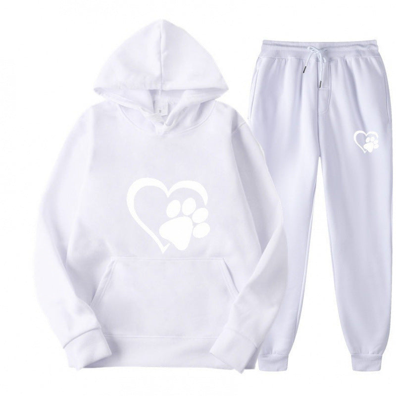 Damen Kuscheliger Hoodie und Jogginghose Set Echoarchiv