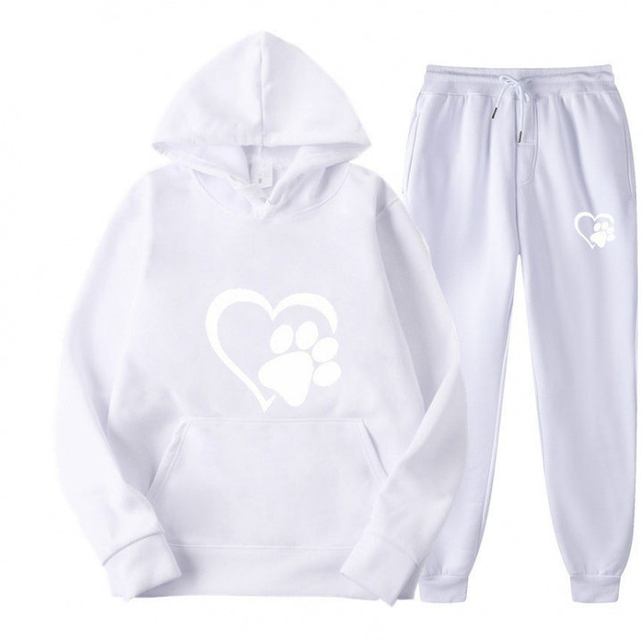 Damen Kuscheliger Hoodie und Jogginghose Set Echoarchiv
