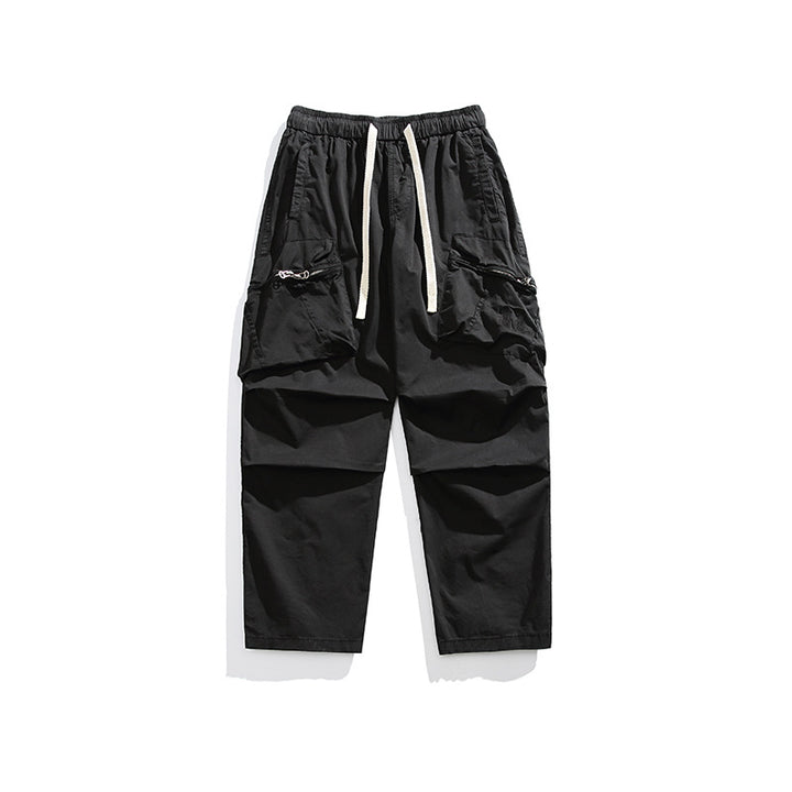 Herren Locker geschnittene Cargo-Hose mit elastischem Tunnelzugbund, Kordelzug und großen Utility-Taschen Echo Archiv