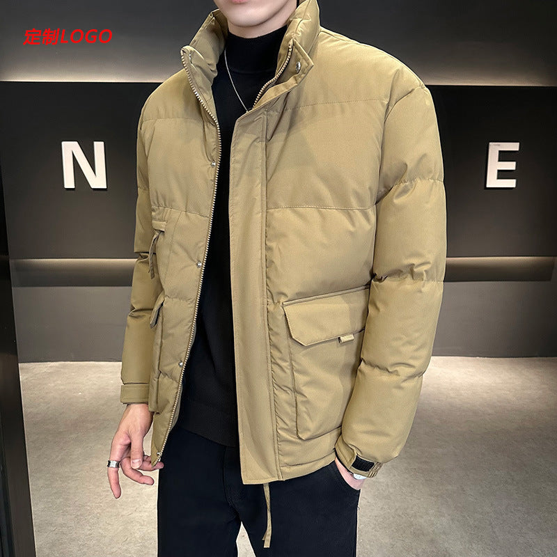 Herren Thermo-Steppjacke mit hohem Stehkragen und aufgesetzten Pattentaschen Echo Archiv