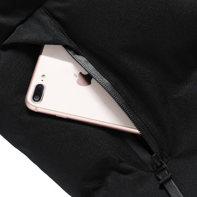 Herren isolierte Steppjacke mit praktischer Kapuze Echoarchiv