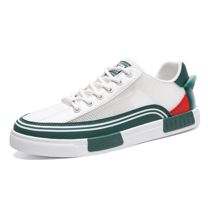 Unisex leichte Retro-Cupsohlen-Sneaker mit atmungsaktivem Mesh, gepolstertem Komfortfußbett und griffiger Gummilaufsohle – Norré