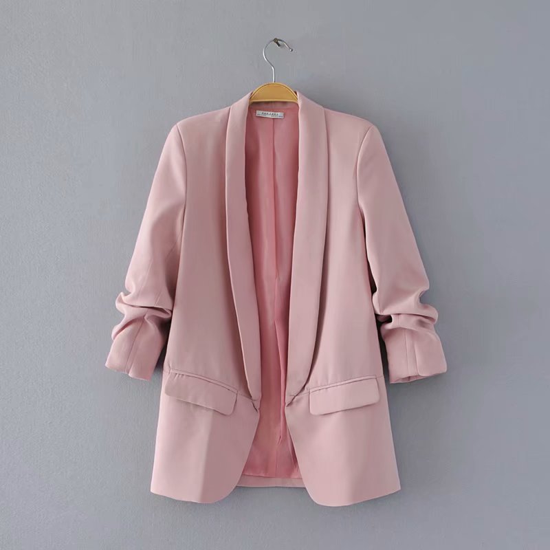 Damen nan taillierter Blazer mit Schalkragen und dreiviertelärmeln Echo Archiv