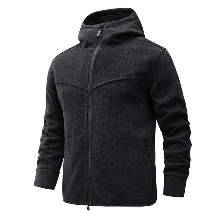 Herren Fleecejacke mit ergonomischer Passform und praktischen Reißverschlusstaschen Echoarchiv