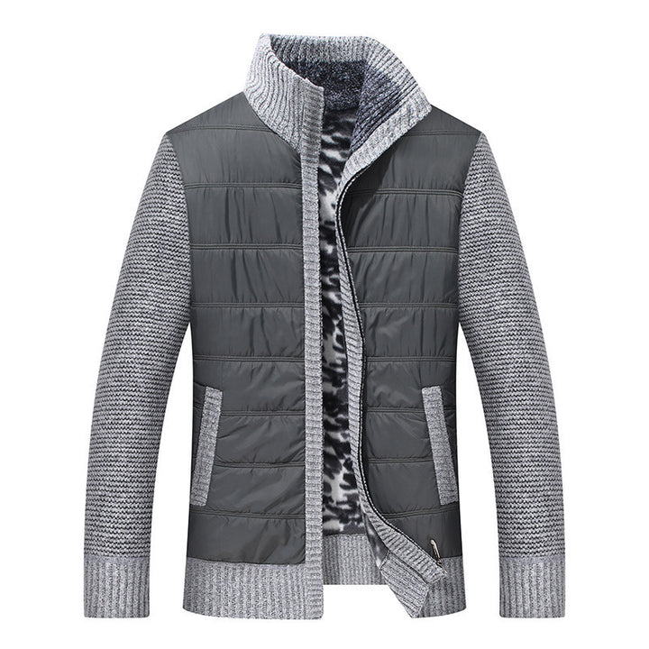 Herren Steppjacke mit hohem Kragen und gefütterten Ärmeln Echoarchiv