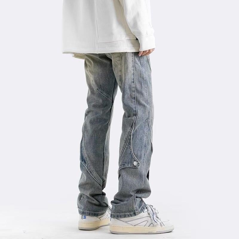 Herren Lässige Utility Jeans mit praktischen Taschen Echoarchiv