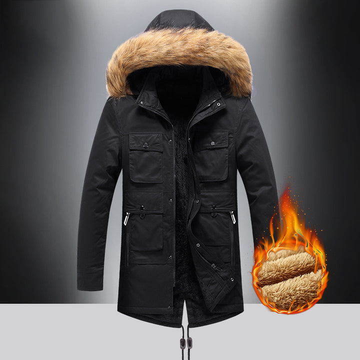 Herren isolierte Parkajacke Echoarchiv