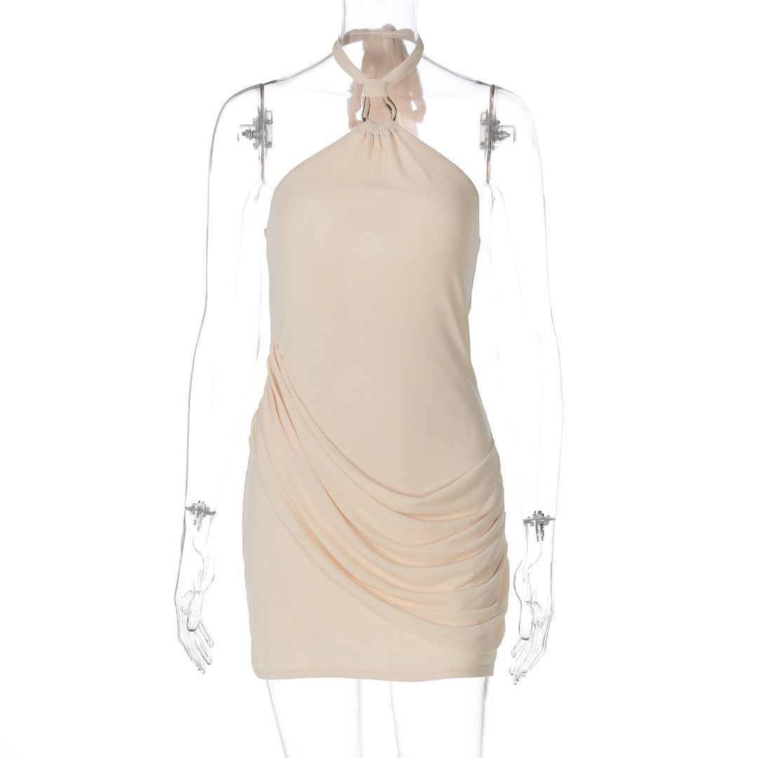 Damen Halterneck Minikleid mit raffinierten Drapierungen Echo Archiv