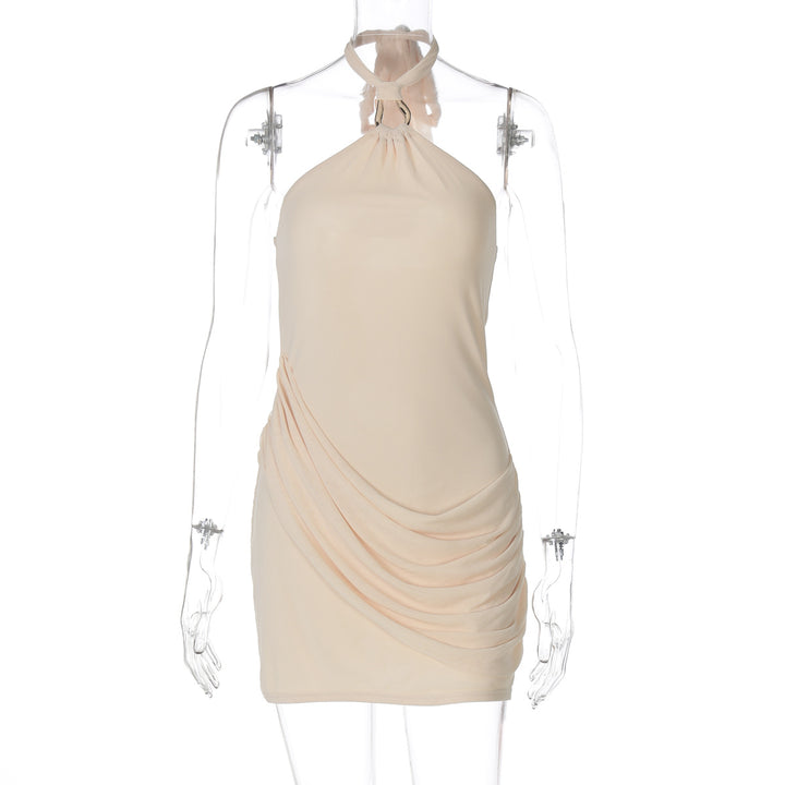 Damen Halterneck Minikleid mit raffinierten Drapierungen Echo Archiv