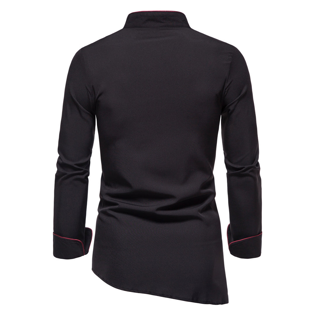 Herren Küchenjacke mit modernem Schnitt und elegantem Kragen Echoarchiv