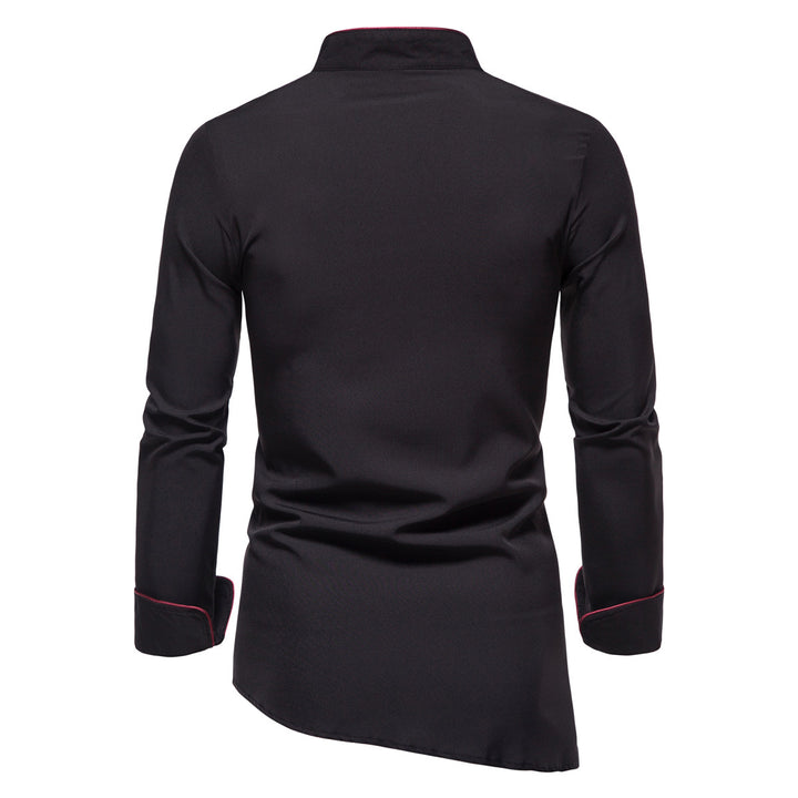 Herren Küchenjacke mit modernem Schnitt und elegantem Kragen Echoarchiv