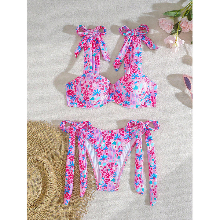 Damen Push-Up-Bikini-Set mit Rüschen Echo Archiv