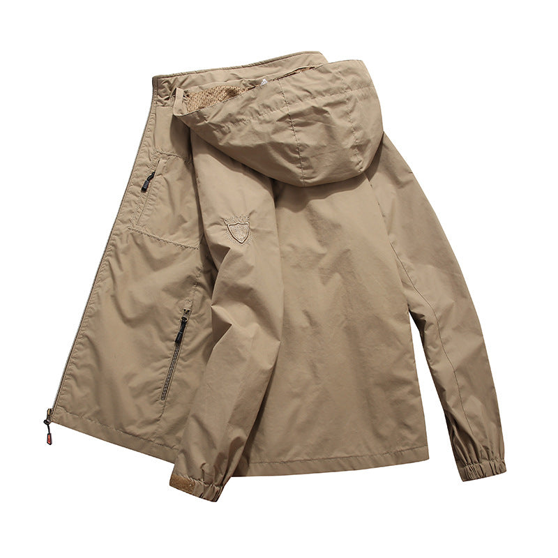 Herren Technische Outdoorjacke mit verstellbarer Kapuze Echo Archiv