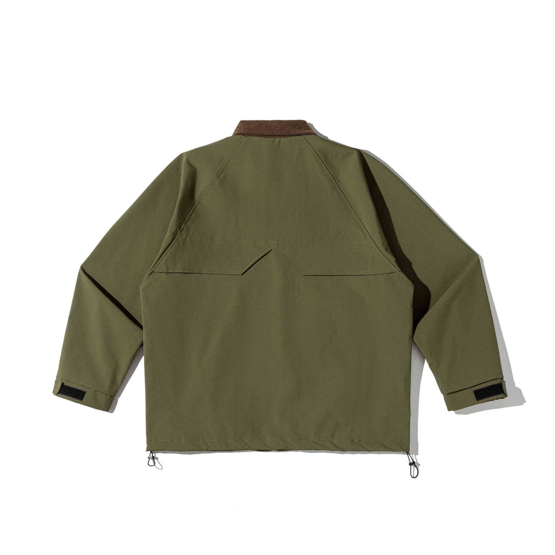 Herren Fieldjacke im Parka‑Stil mit Cordkragen und Utility‑Details Echoarchiv
