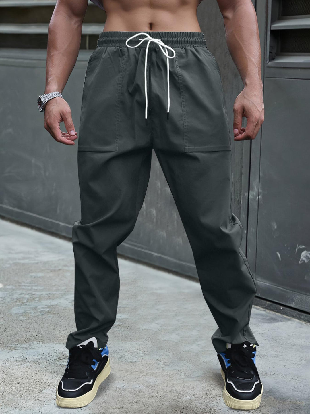Herren Sportliche Cargo-Hose Echo Archiv