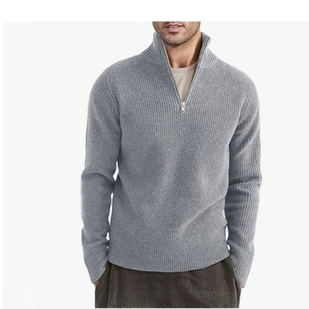 Herren Strickpullover mit Stehkragen Echoarchiv