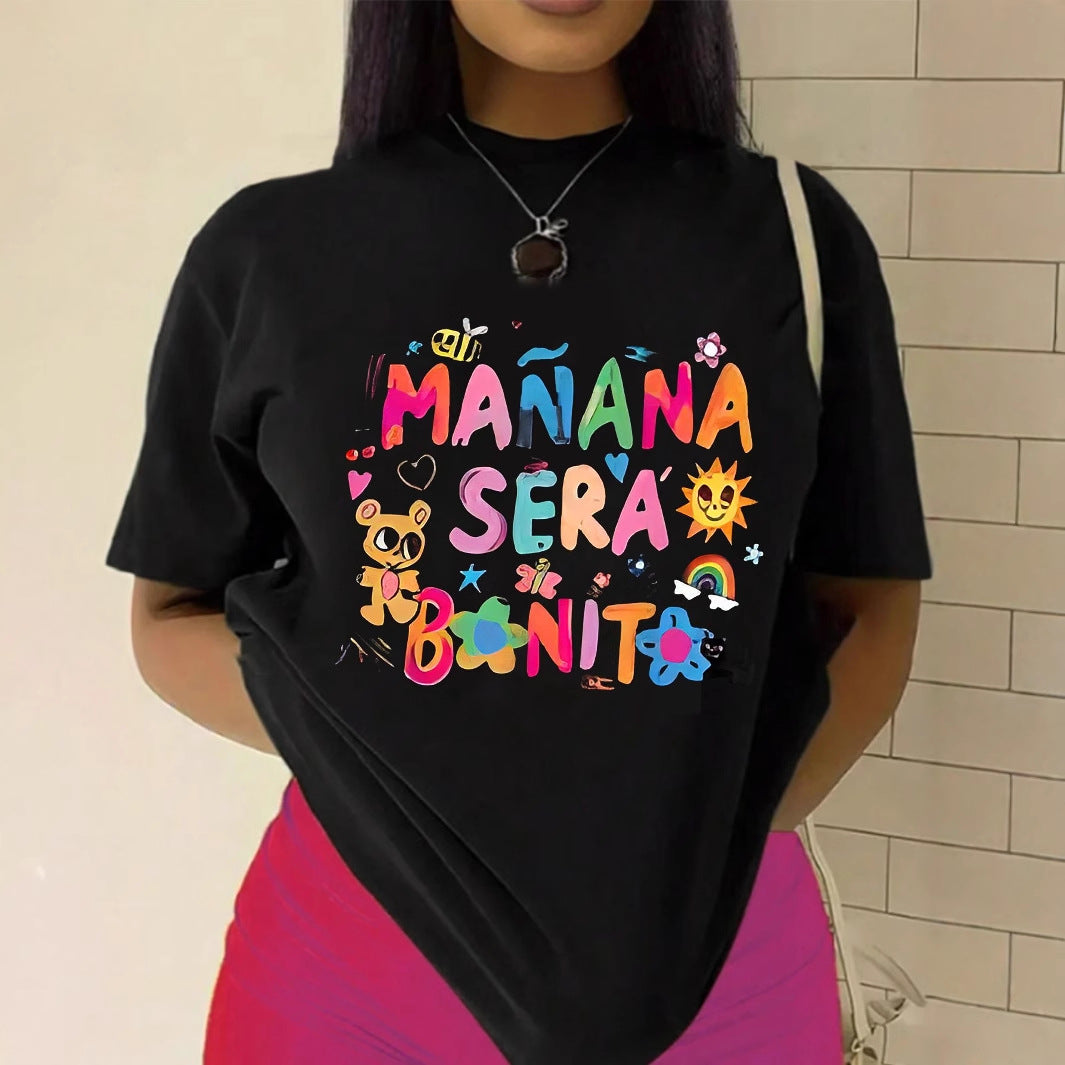Damen T-Shirt mit kreativem Grafikdesign und inspirierendem Spruch Echo Archiv