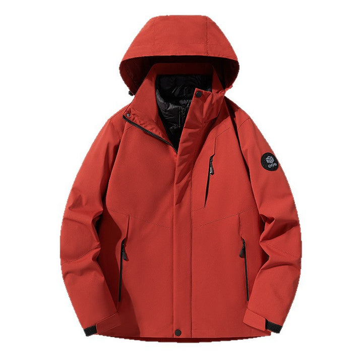 Herren Dreifach kombinierbare Funktionsjacke mit abnehmbarer Steppweste Echoarchiv