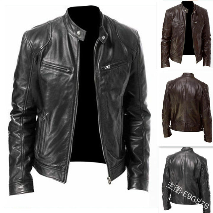 Herren hochwertige Motorradjacke im lässigen Stil Echoarchiv