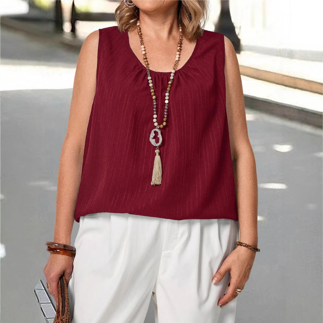 Damen Weiter Schnitt Tank-Top mit lässigem Stil Echo Archiv