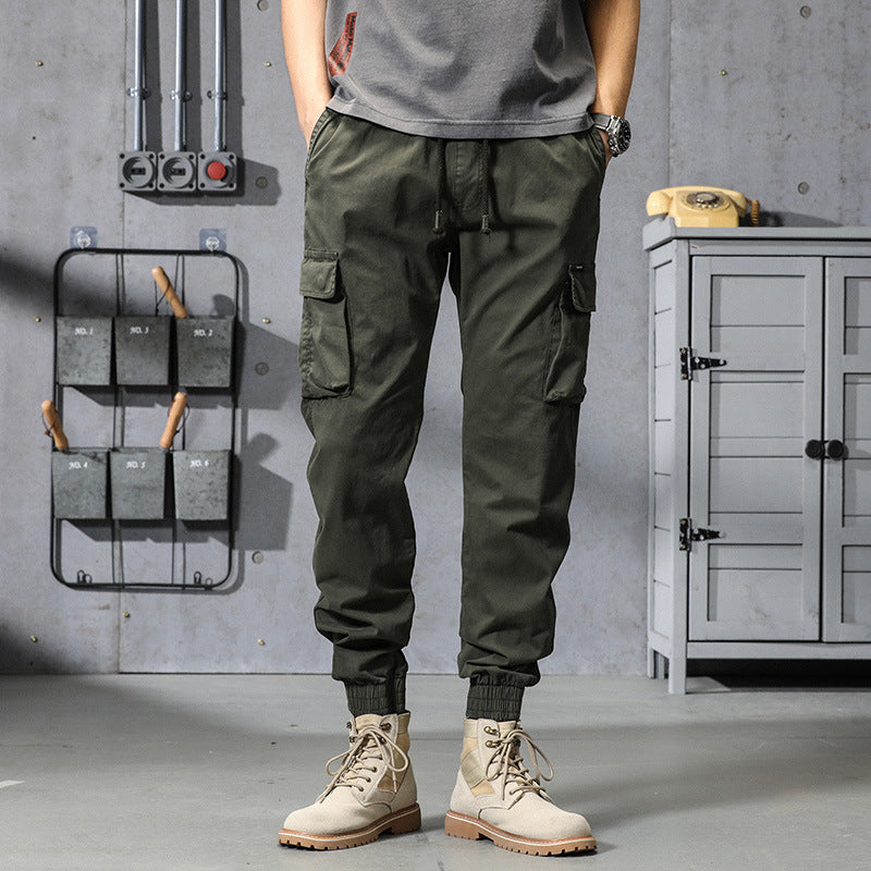 Herren Funktionale Cargo-Joggerhose mit elastischem Komfortbund, großzügigen Klapp-Utility-Taschen und gerippten Knöcheln Echo Archiv