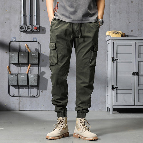 Herren Funktionale Cargo-Joggerhose mit elastischem Komfortbund, großzügigen Klapp-Utility-Taschen und gerippten Knöcheln Echo Archiv