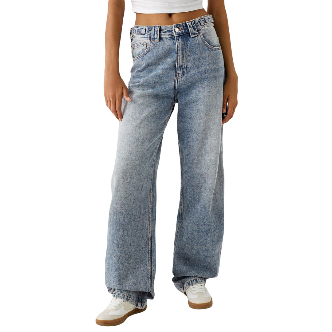 Damen weite High-Waist Jeans mit elegantem Schnitt und lässigem Design Echo Archiv