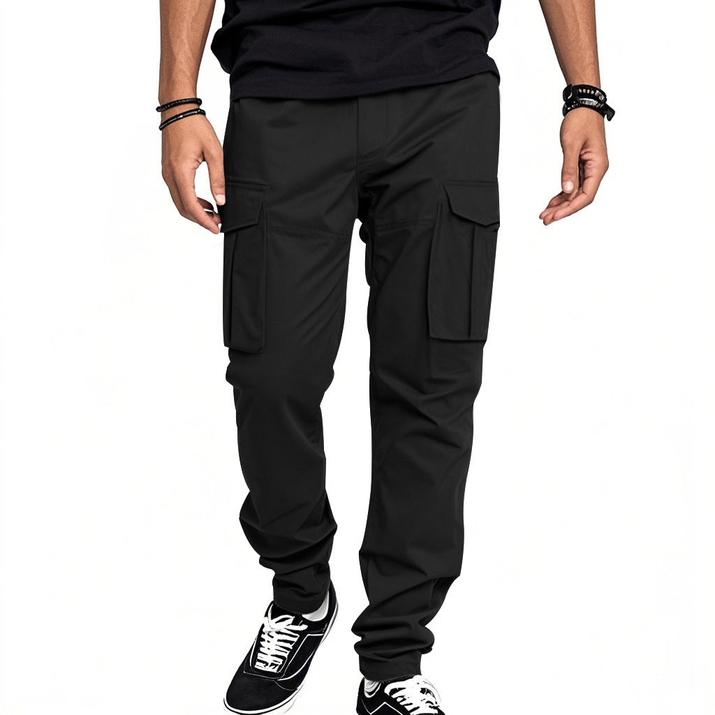 Herren Cargo-Hose mit praktischen Taschen und elastischem Bund Echoarchiv