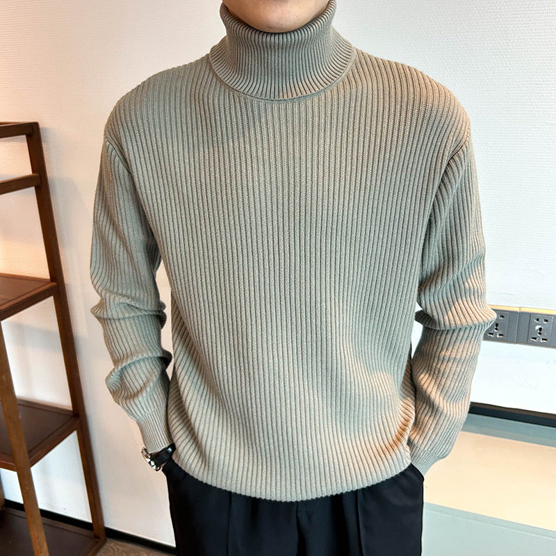 Herren Strickpullover mit hohem Kragen Echo Archive