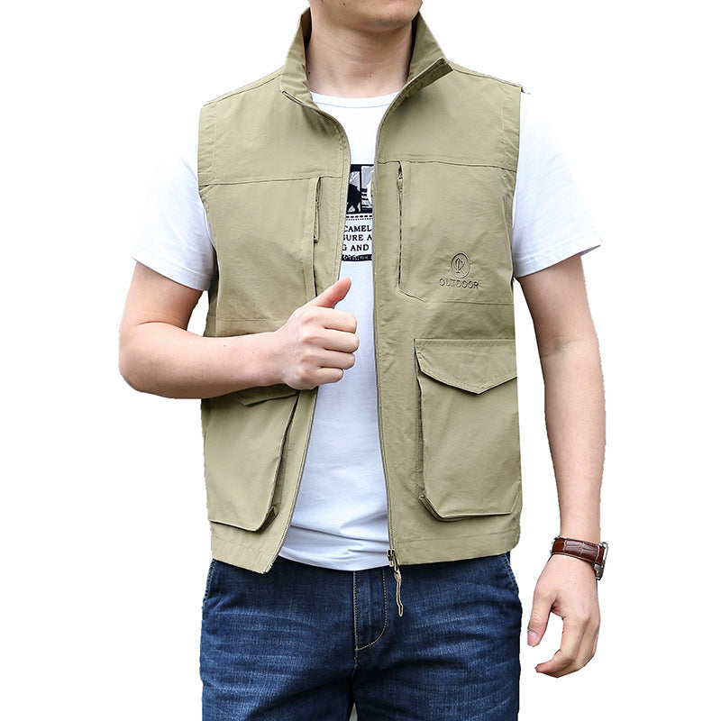 Herren Outdoor Weste Echo Archiv