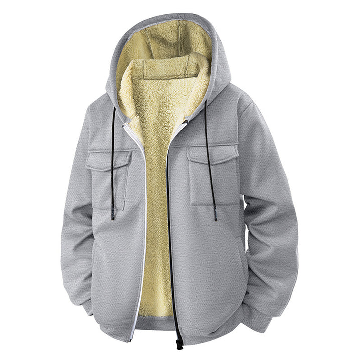 Herren Freizeitjacke mit hohem Kragen und Taschen Echo Archiv