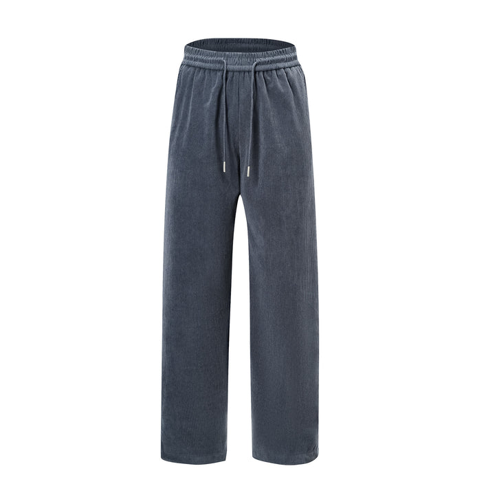 Damen Cordhose mit weitem Bein, elastischem Bund und Kordelzug Echo Archiv