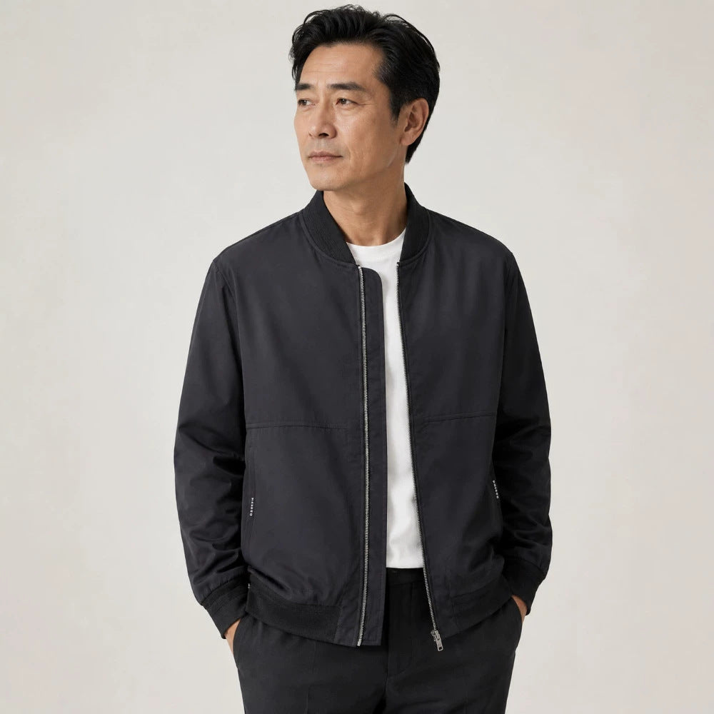 Herren Lässige Übergangsjacke mit Reißverschluss Echo Archiv