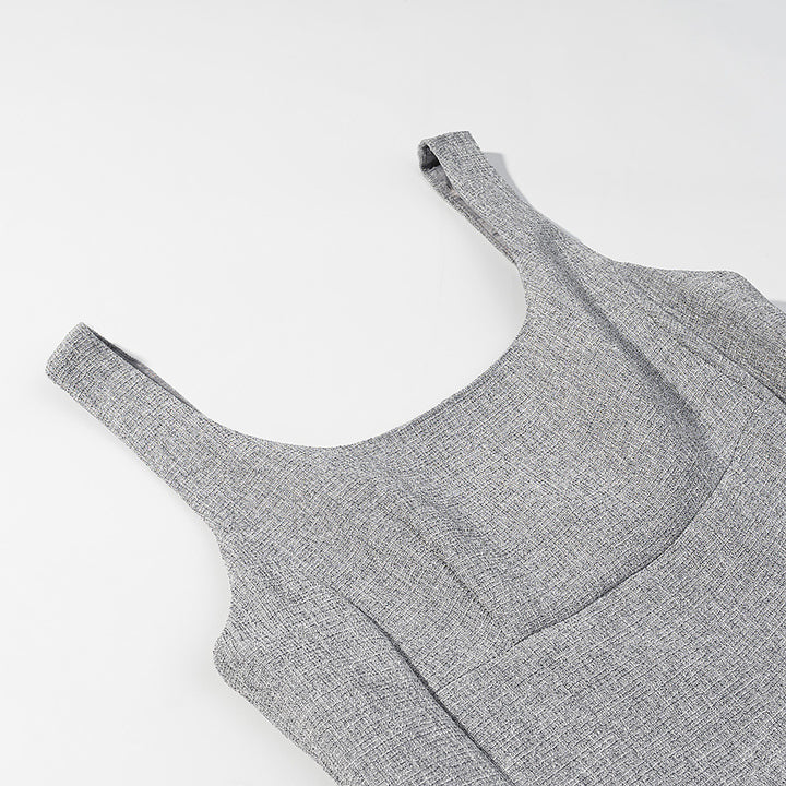 Damen Elegantes zweiteiliges Wollmisch-Kostüm mit tailliertem Kurzblazer und ausgestelltem Midirock Echo Archiv