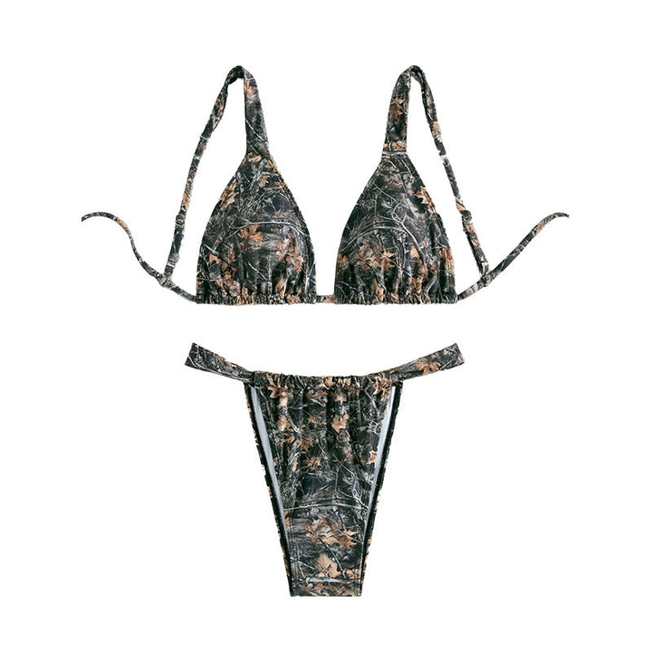 Damen Triangel-Bikini mit floralem Design Echo Archiv