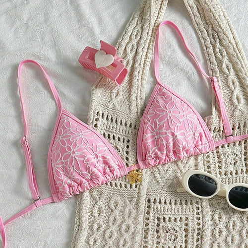 Damen Triangel-Bikini mit floralem Design Echo Archiv
