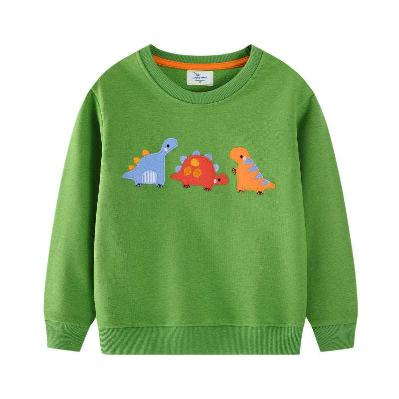 Kinder Sweater mit buntem Dinosaurier-Motiv Echo Archiv