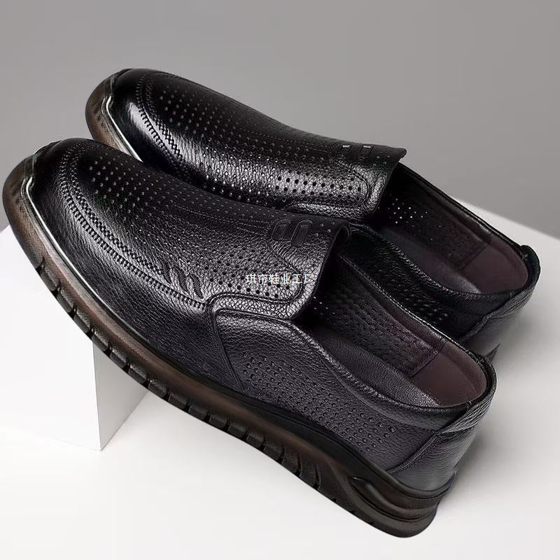 Herren Bequeme Leder Sneakers Echoarchiv