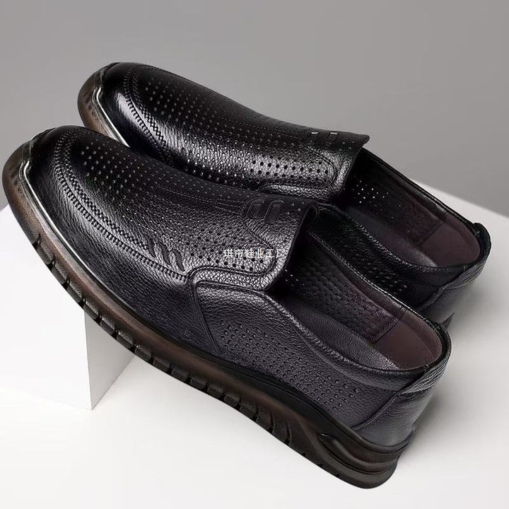 Herren Bequeme Leder Sneakers Echoarchiv