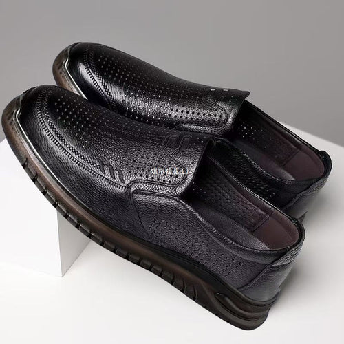 Herren Bequeme Leder Sneakers Echoarchiv