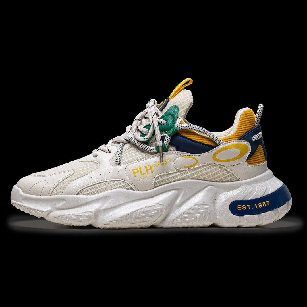 Herren Voluminöser Performance-City-Sneaker mit skulpturaler Plateausohle Echoarchiv