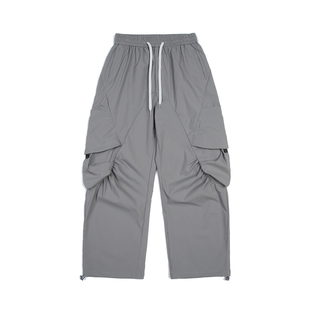 Herren Funktionale Cargo‑Hose im Tech‑Nylon mit elastischem Bund und Kordelzug Echoarchiv