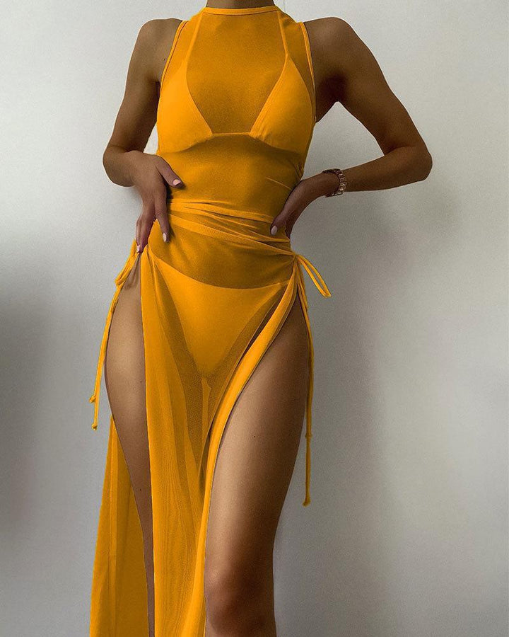 Damen Lange Strandkleid Echo Archiv