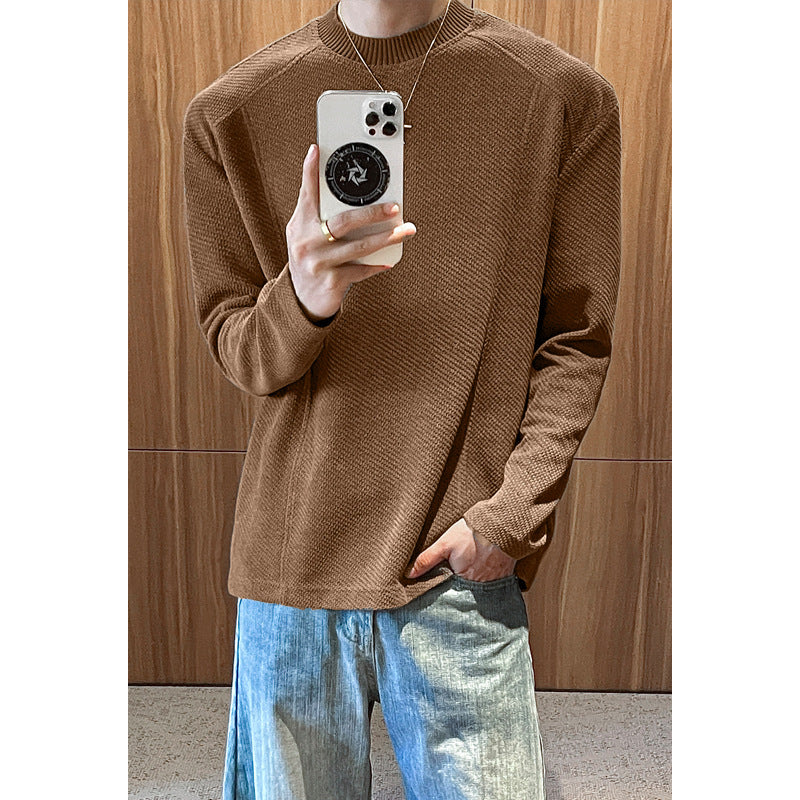 Herren Strickpullover mit strukturiertem Design Echo Archive