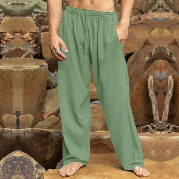 Herren Bequeme Freizeit-Hose mit elastischem Bund und praktischen Seitentaschen Echoarchiv