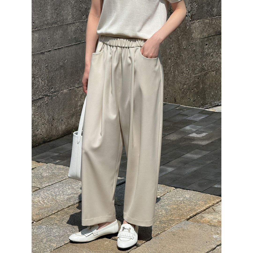 Damen Bequeme und elegante Loose-Fit Culotte Echoarchiv